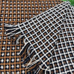 Vintage Pendleton Woven Wool Throw